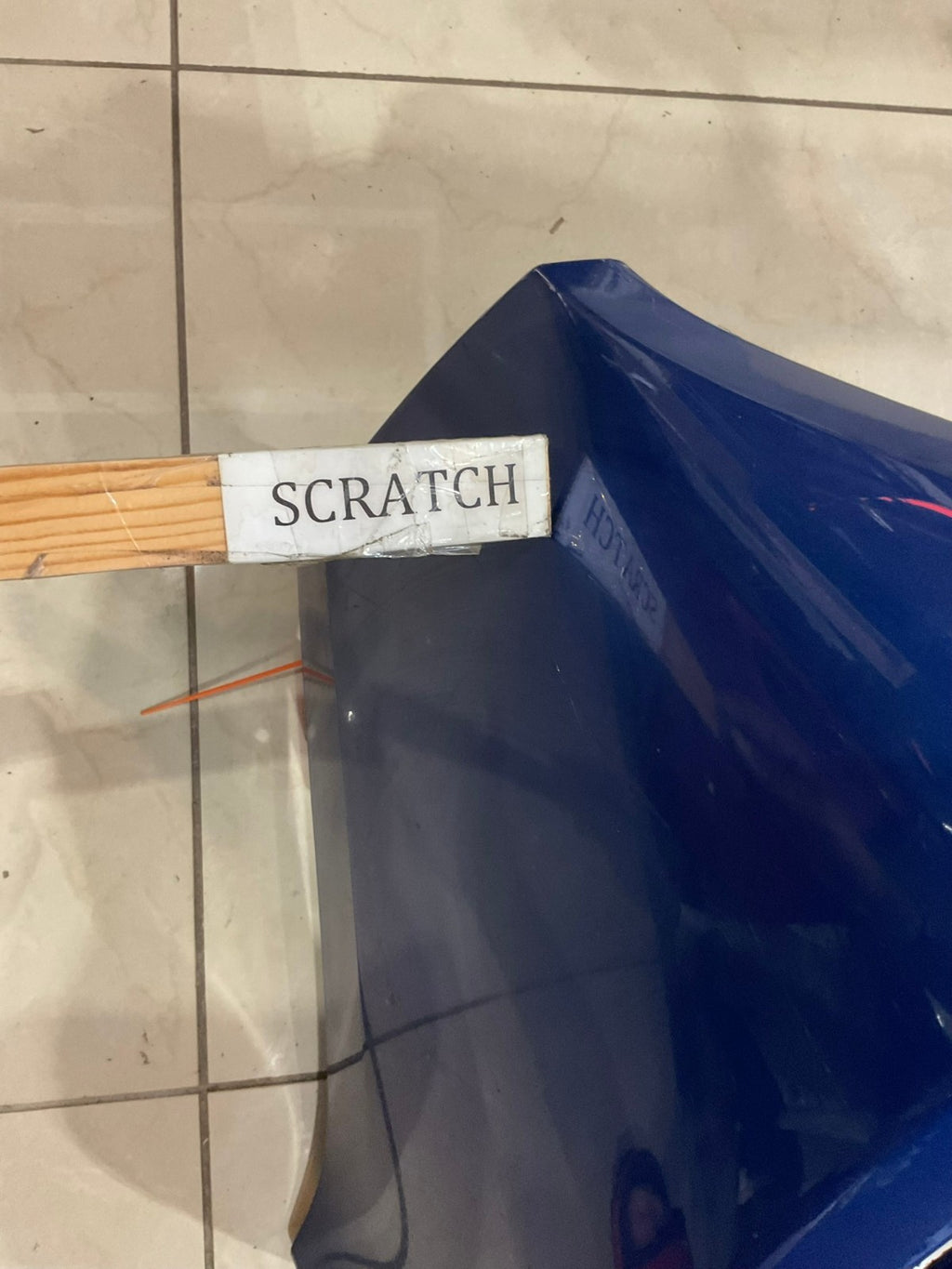 Front Bumper Cover Blue 2017-2019 Honda Civic Hatchback 71101+tg6+zz00 OEM