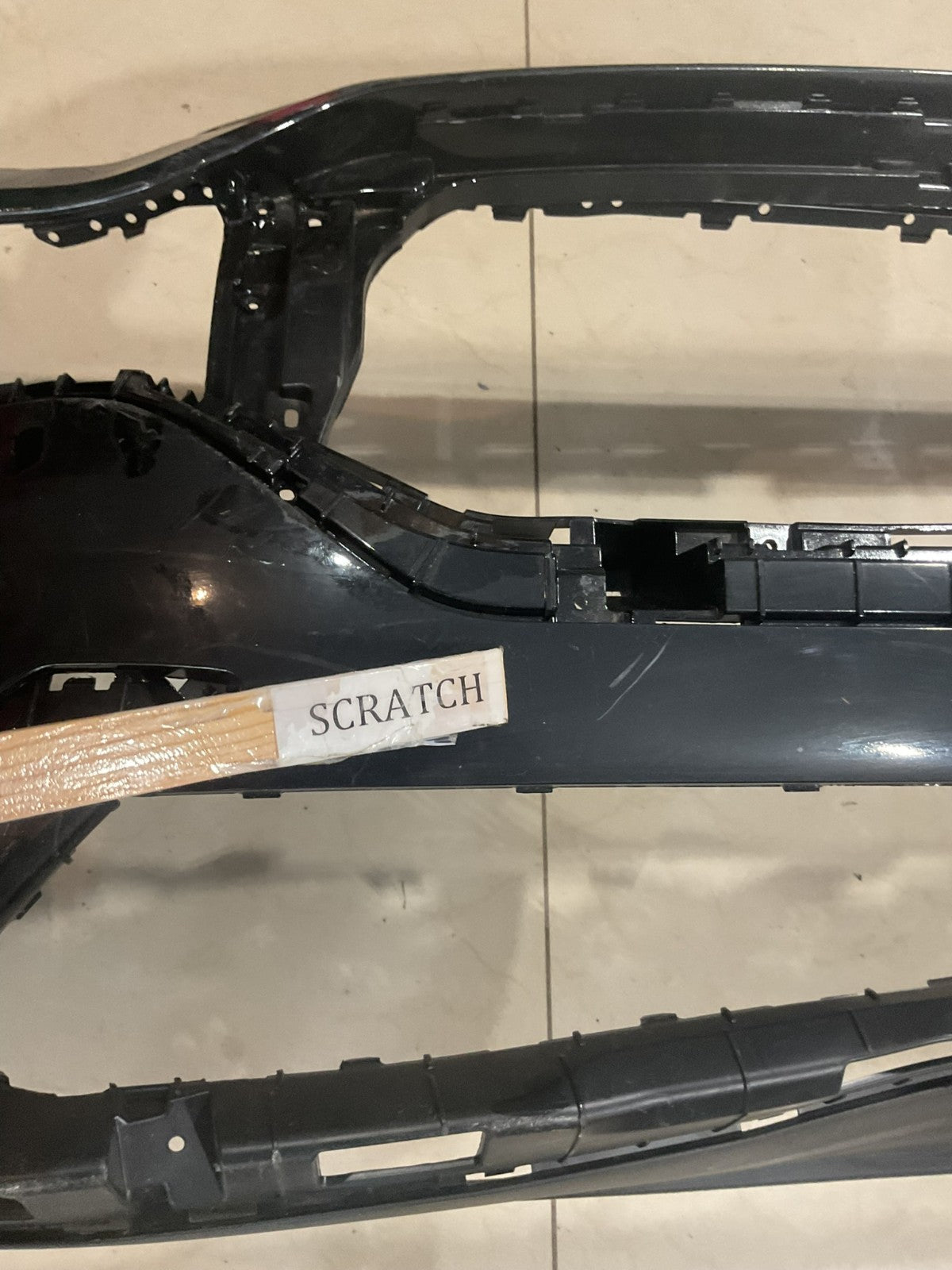 Front Bumper Cover Black 2021 2022 2023 Hyundai Santa Fe CAPA