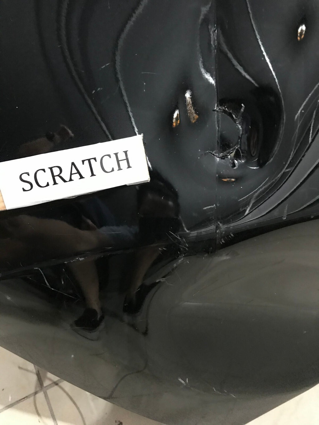Rear Bumper Cover Nissan Leaf S/SL/SV 2018 85022-5SA0H OEM