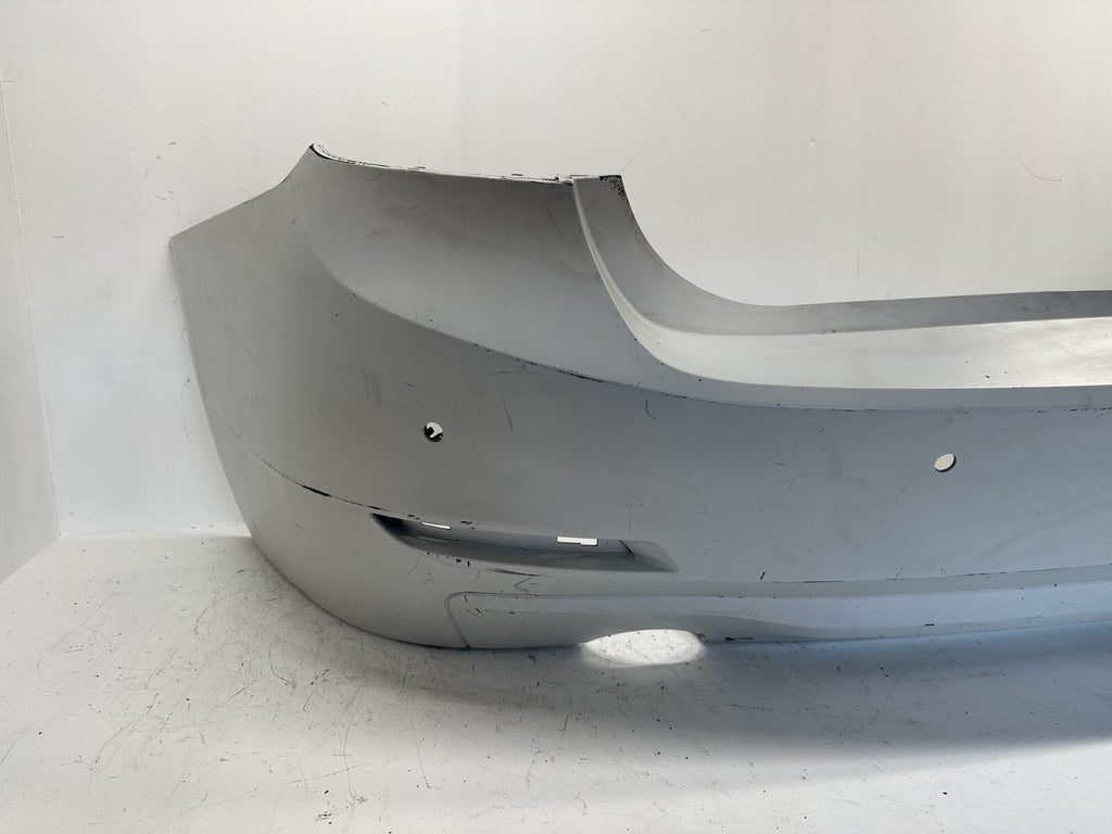Rear Bumper Cover white 2012-2015 BMW 328i Sedan w/Sensor Holes 51127312731 OEM