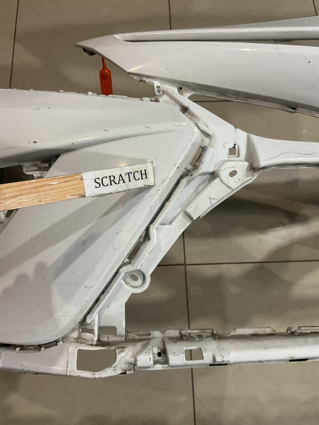 Front Bumper Cover White Toyota Camry 2021 2022 52119+06e20 OEM