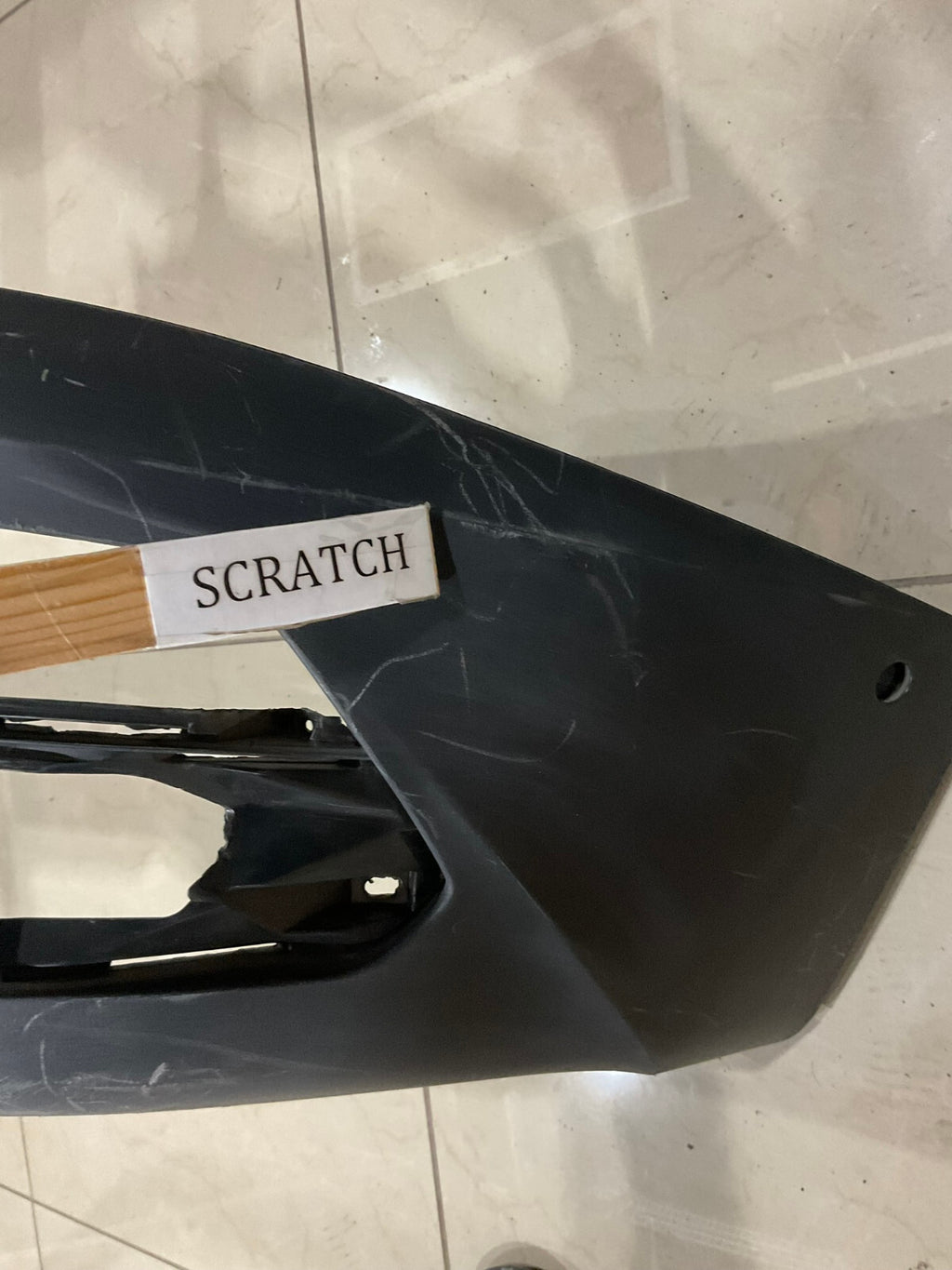 Rear Bumper Cover Black 2022-2023 Hyundai Tucson Se Sel 86612-CW010 OEM