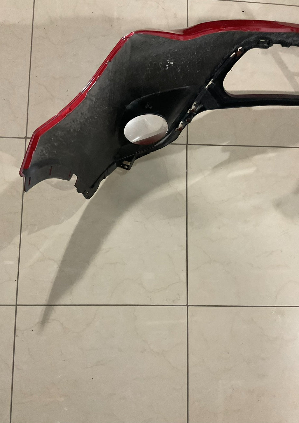 Front Upper Bumper Cover Red 2013-2015 Toyota RAV4 CAPA