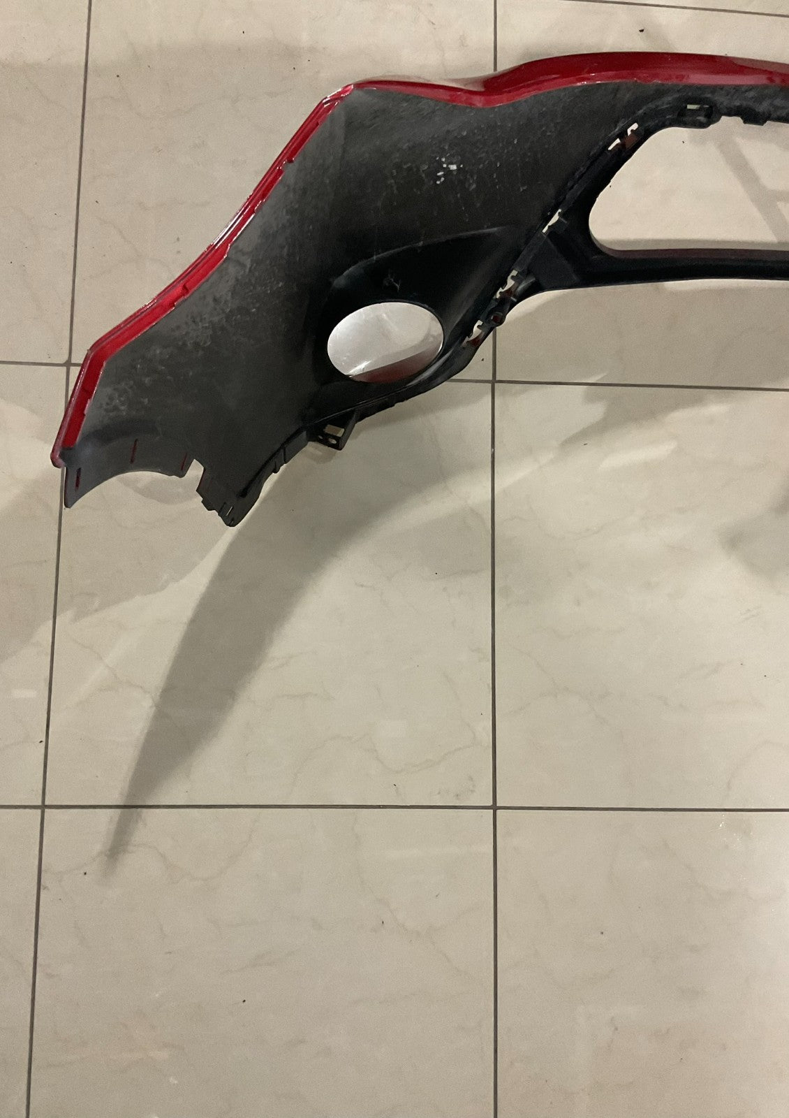 Front Upper Bumper Cover Red 2013-2015 Toyota RAV4 CAPA