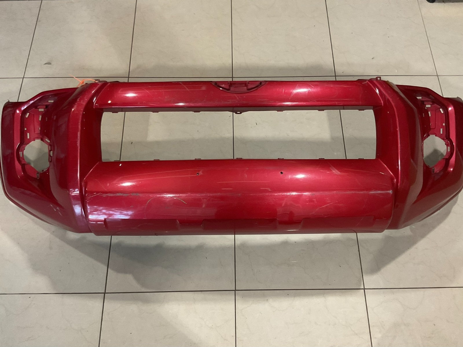 Front Bumper Cover Red 2014-2023 Toyota 4Runner SR5 Base 52119+35210 OEM