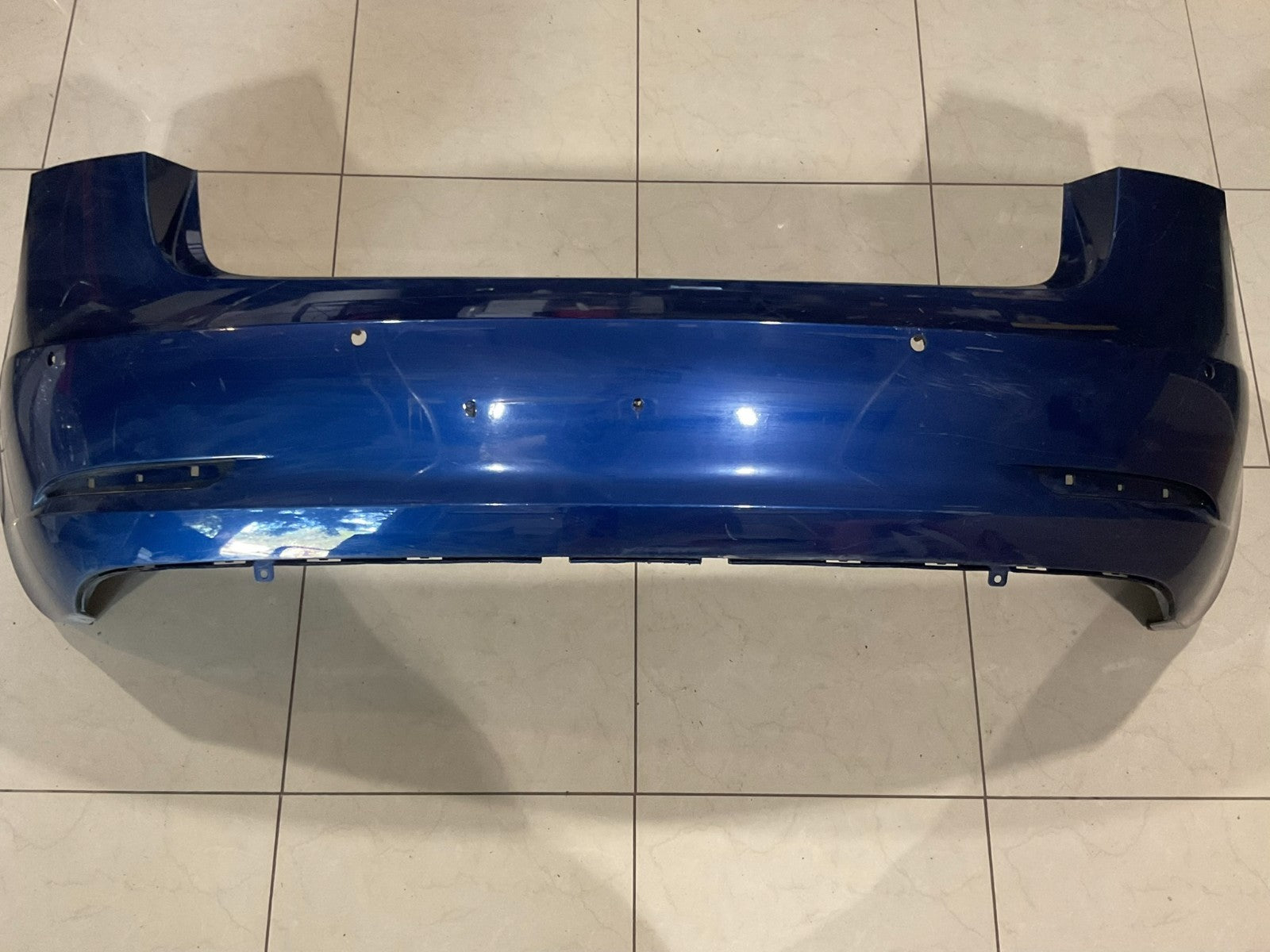 Rear Bumper Cover Blue 17-23 Tesla Model 3 CAPA