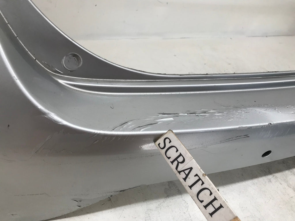 Rear Bumper Cover Silver Kia Sorento EX/Limited 2014-2015 w/Sensor Holes OEM