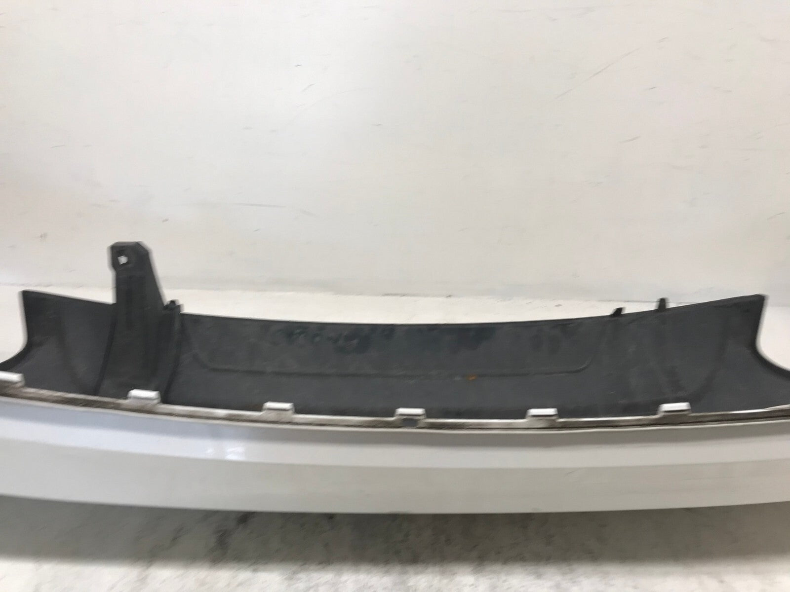 Rear Bumper Cover White 12-14 Mercedes W204 C250 Sport AMG w/Sensor Holes OEM