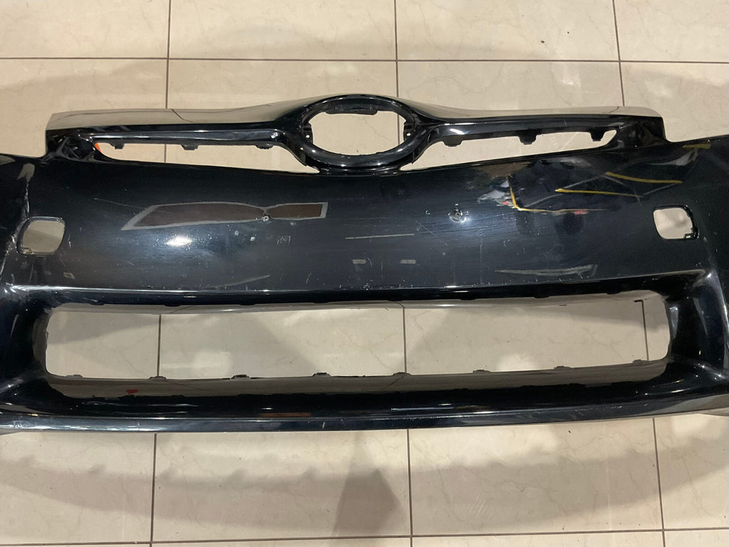 Front Bumper Cover Black 2010-2011 Toyota Prius CAPA