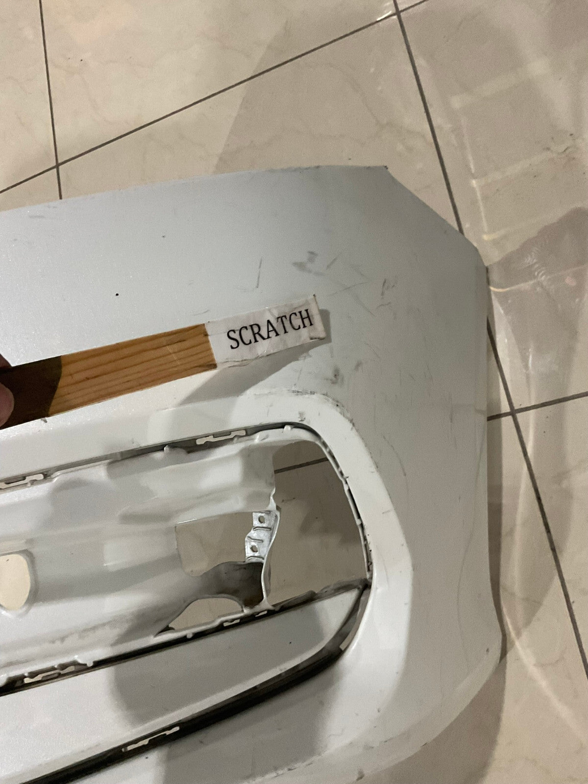 Front Bumper Cover White 2018-2020 Honda Accord Sport/Hybrid 71101+TVA+A000 OEM