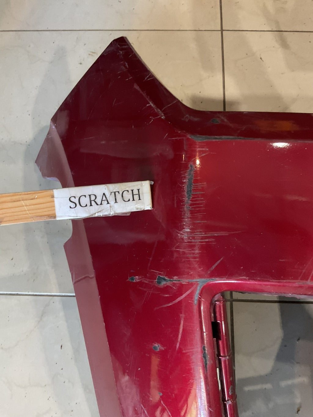 Front Upper Bumper Cover Red GMC Yukon 2021-2024 CAPA