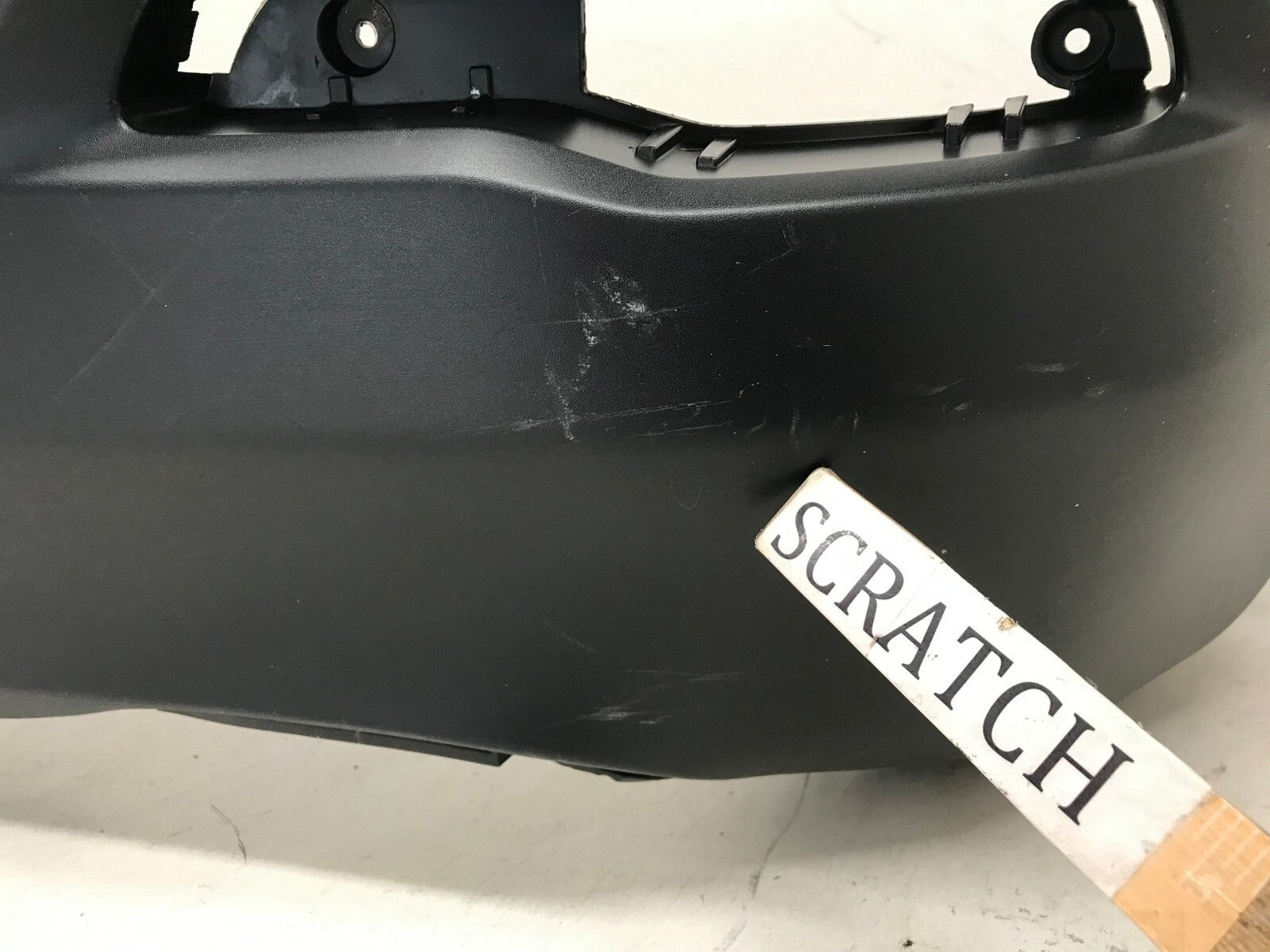 Rear Lower Bumper Cover Black 2014-2018 Jeep Cherokee 68203261A OEM