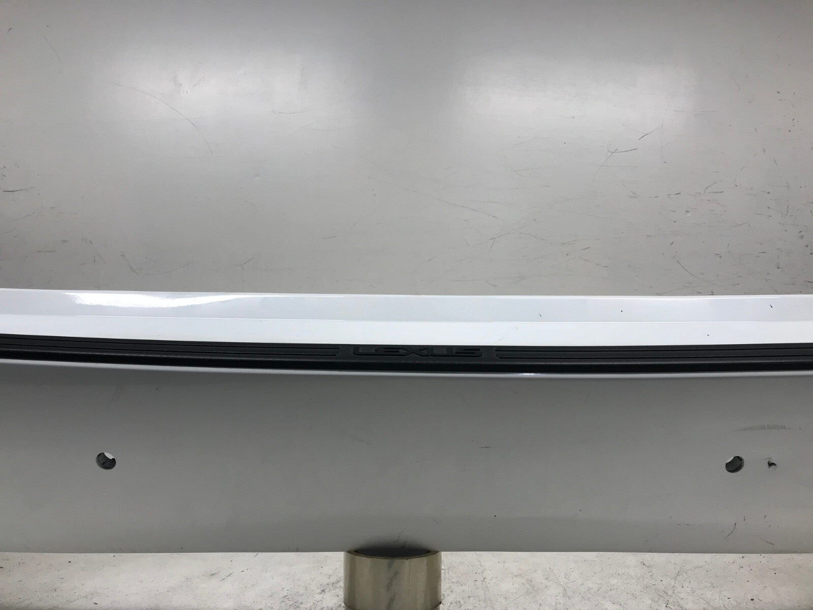 Rear Bumper Cover White 2016-2019 Lexus RX350/RX450H Base w/Sensor Holes OEM