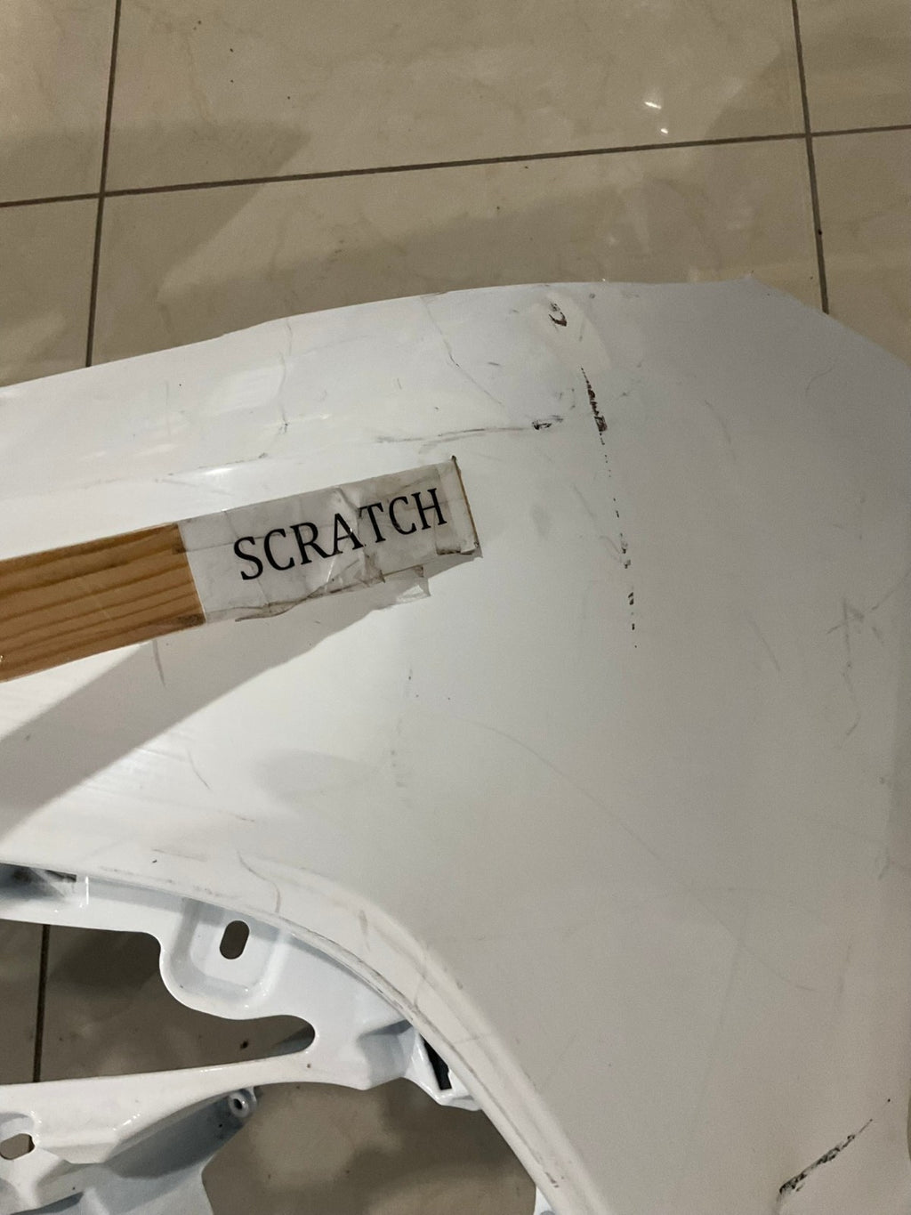 Front Bumper Cover White 2018-2020 Toyota Camry SE XSE 52119+06E20 OEM