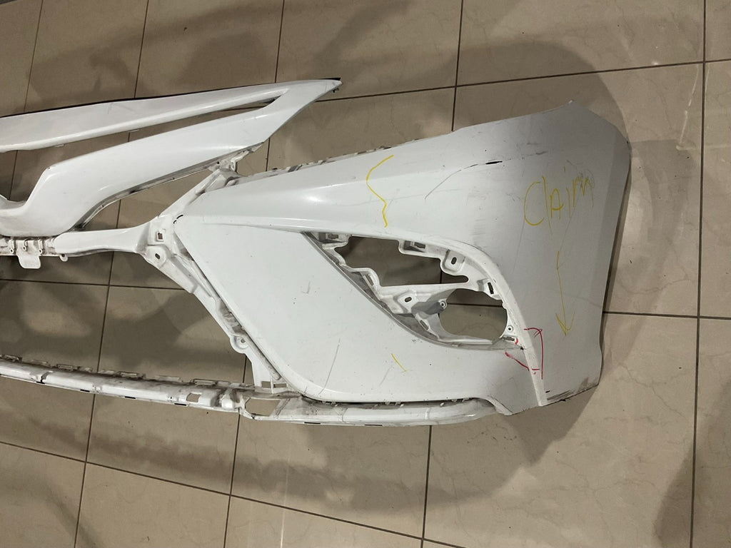 Front Bumper Cover White Toyota Camry 2021 2022 52119+06e20 OEM