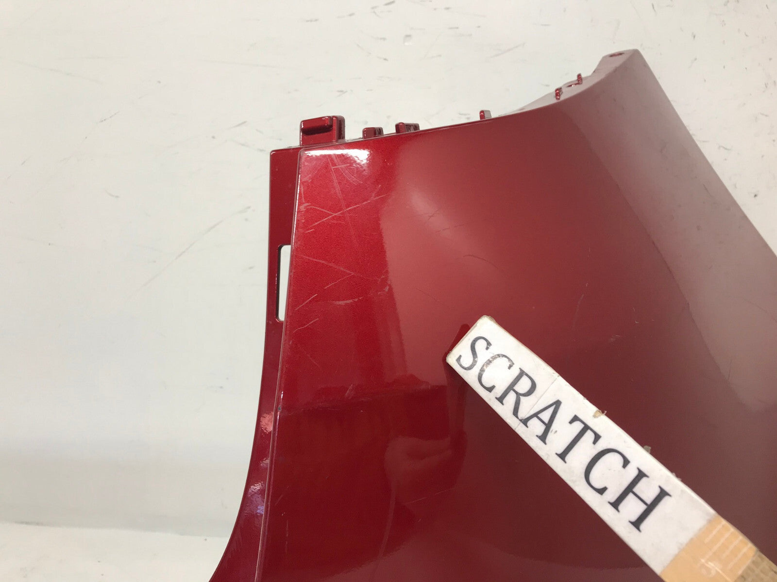 Rear Bumper Cover Kia Sportage EX LX SX Turbo w/Sensor Holes Red 17-19 OEM