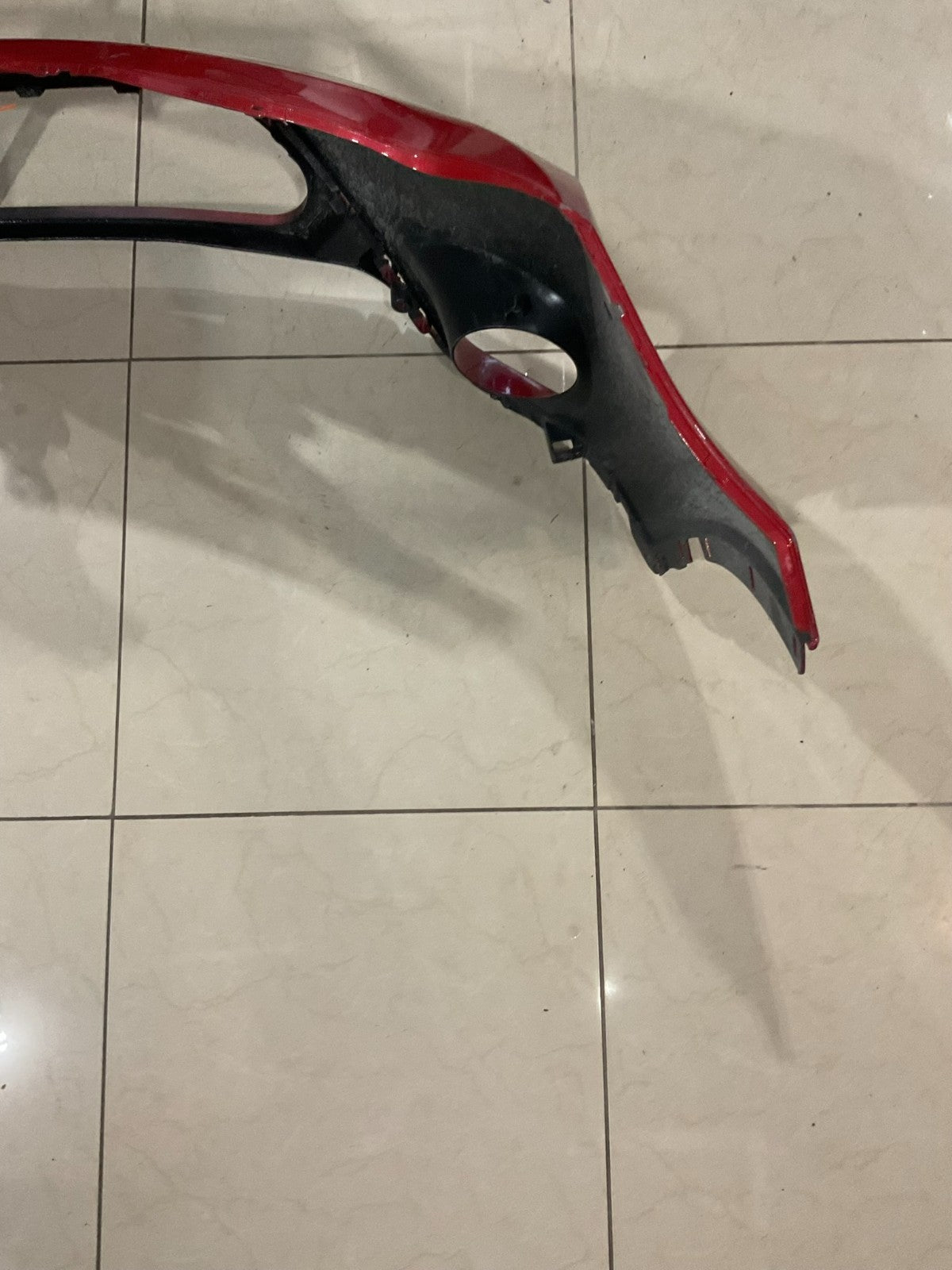 Front Upper Bumper Cover Red 2013-2015 Toyota RAV4 CAPA