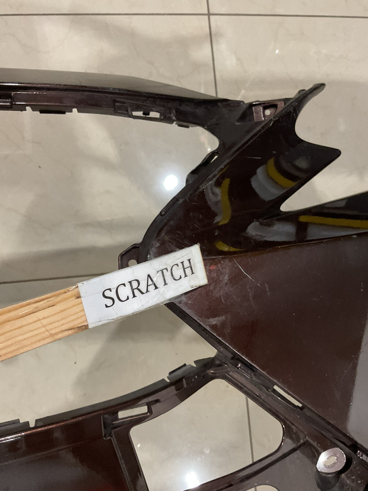 Front Bumper Cover Dark Brown 2016-2018 Lexus ES350/ES300h Base 52119+06D20 OEM