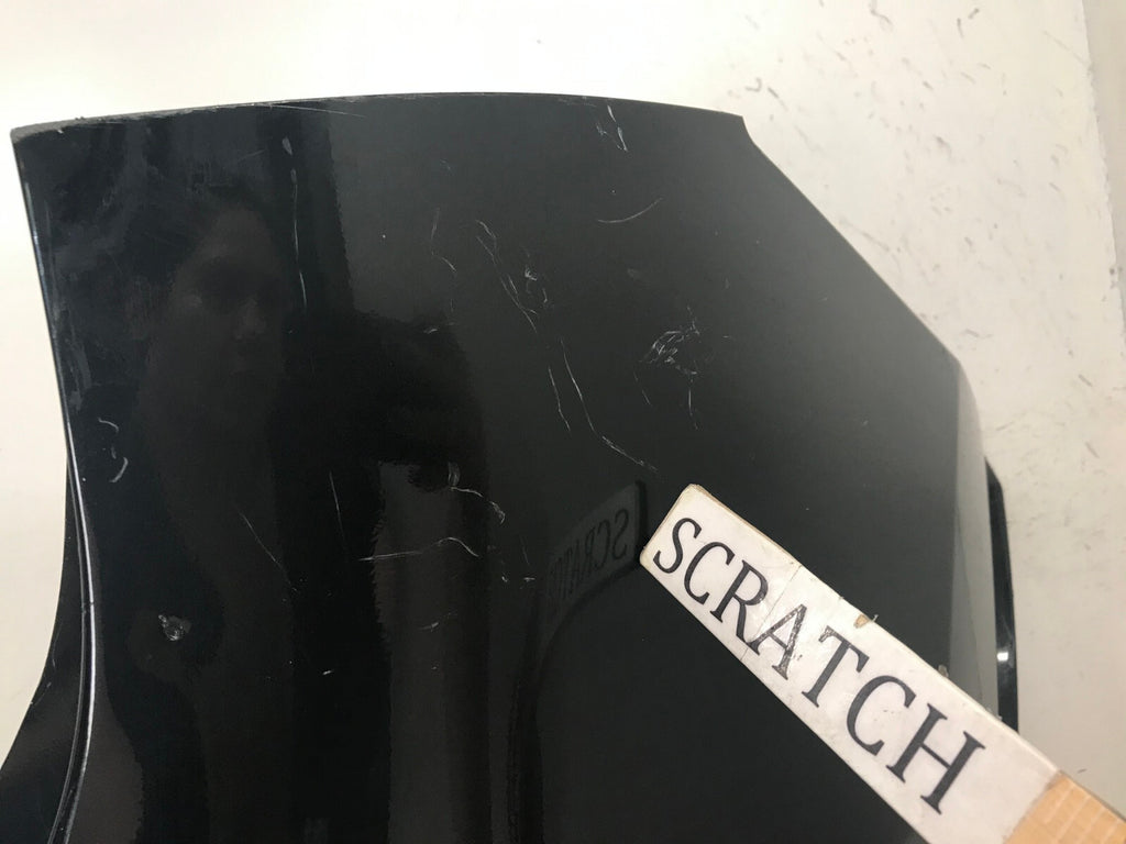 Rear Bumper Cover Black Nissan Rogue Sport S SL SV 2017 2018 w/Sensor Holes OEM