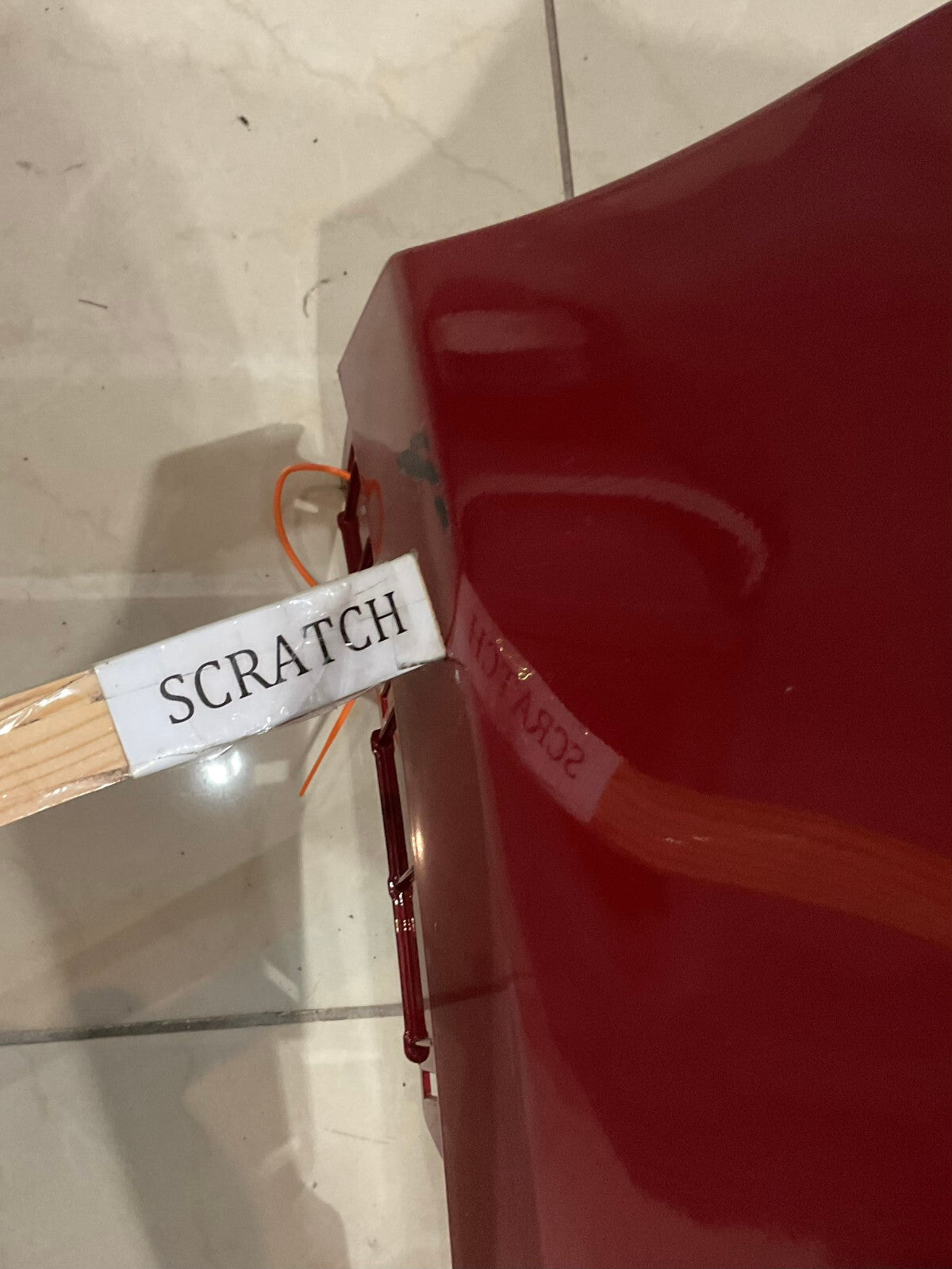 Front Bumper Cover Red 2016-2018 Toyota Rav 4 52119+0P150 OEM