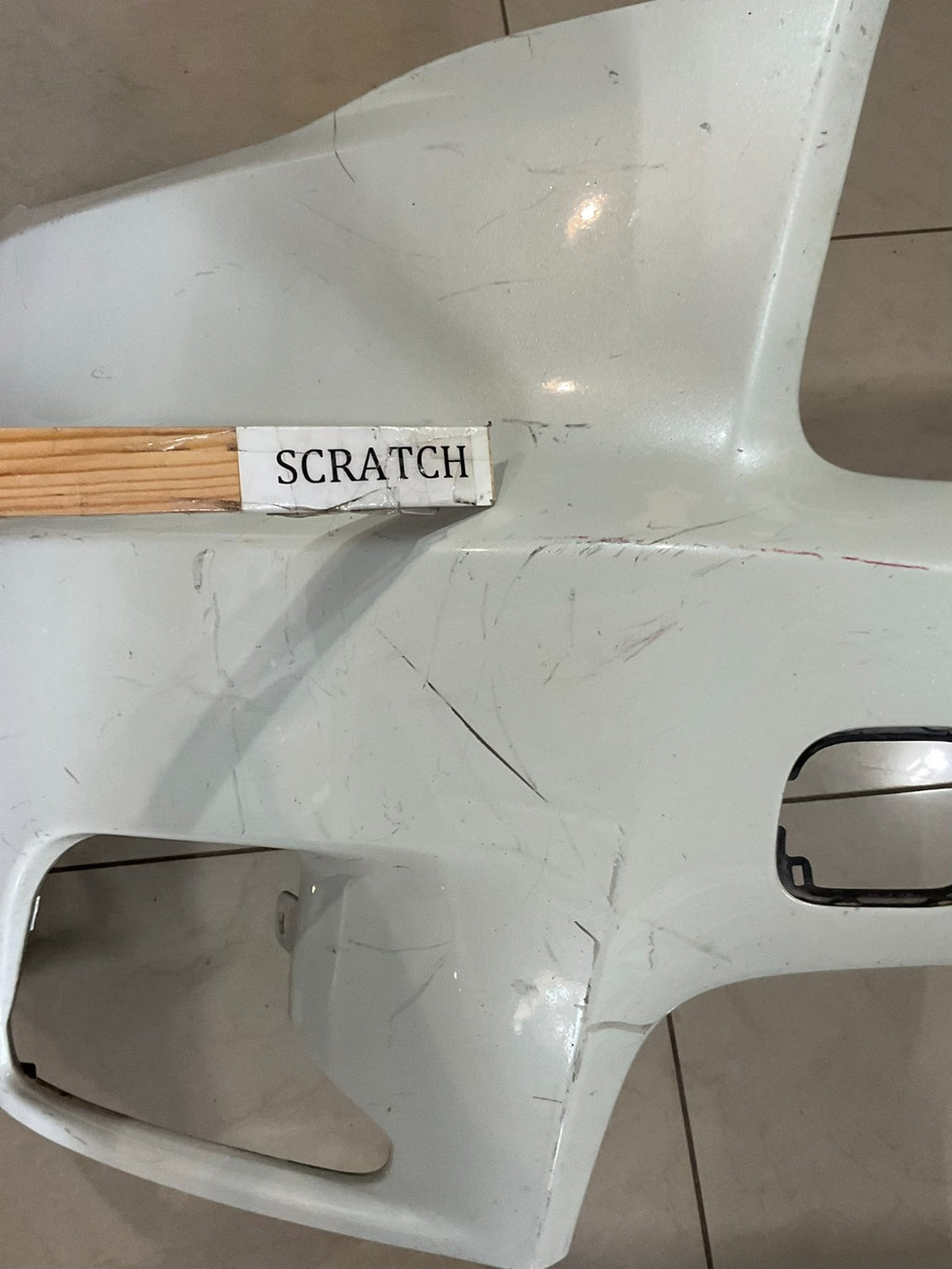 Front Bumper Cover White 14-2016 Toyota Highlander XLE Limited 52119+0e230 OEM