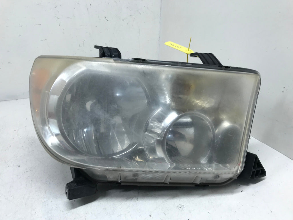 Headlight Damaged Halogen Passenger RH Toyota Sequoia Tundra 2008-2013 OEM4