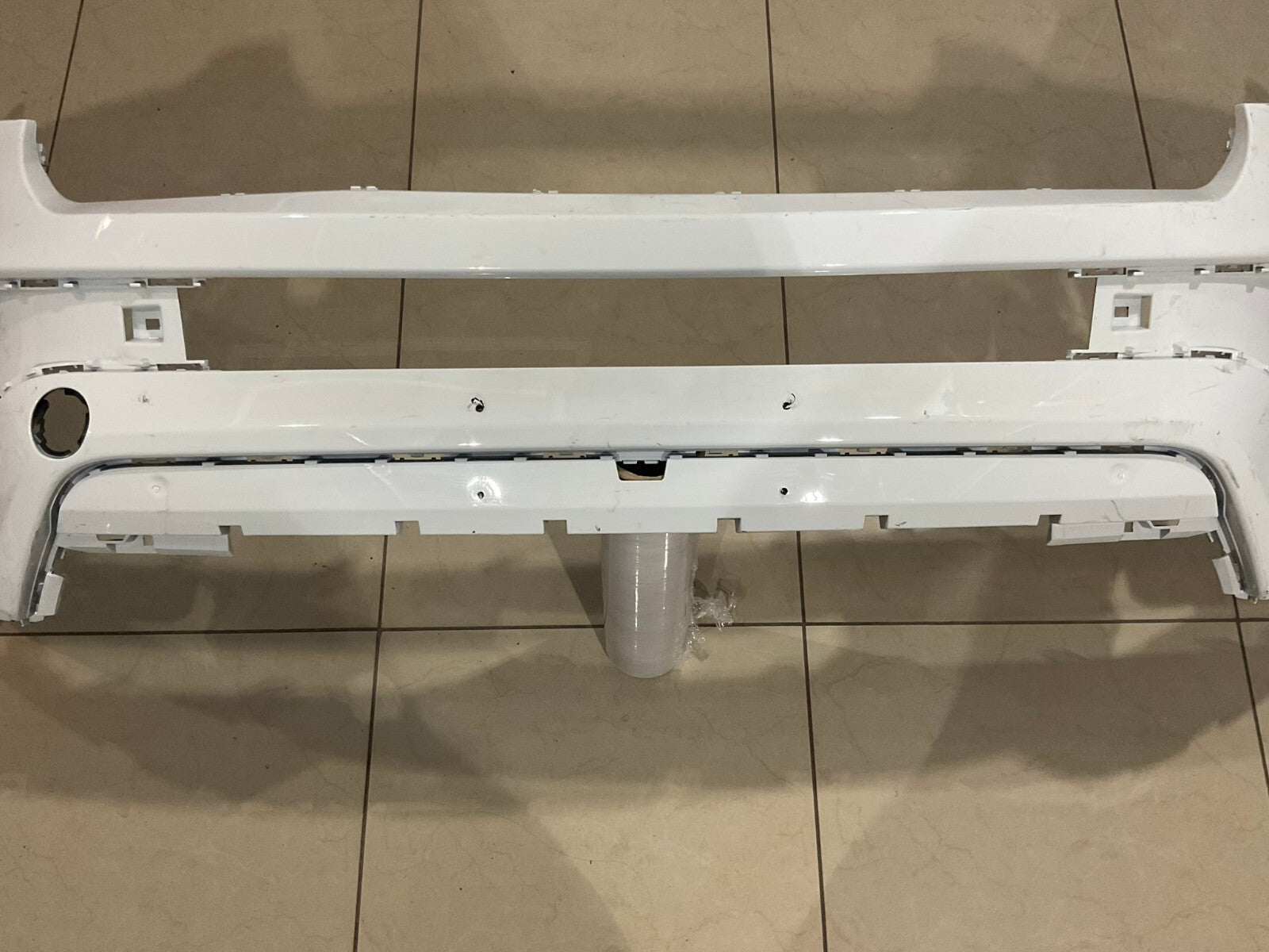 Front Bumper Cover White 2022-2023 Jeep Compass 6WQ70TRMA OEM