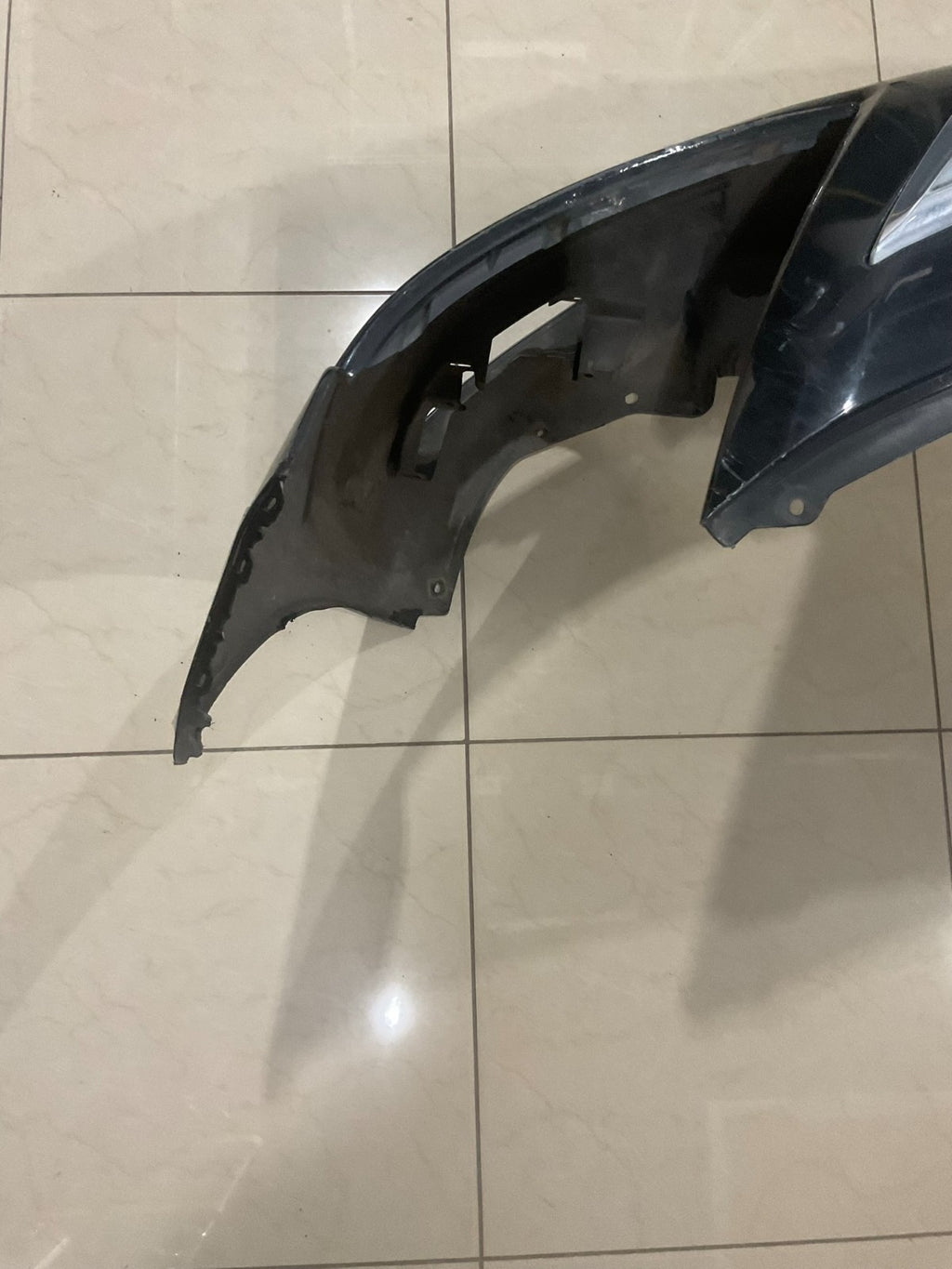 Front Bumper Cover Black Nissan Versa 2015-2018 62022+9km0h OEM