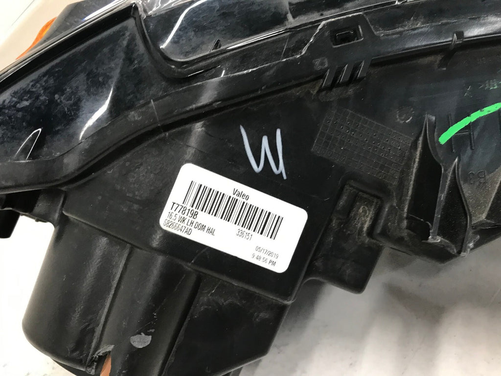 Headlight Damaged Left LH Driver Jeep Grand Cherokee 17-19 68266647AD OEM