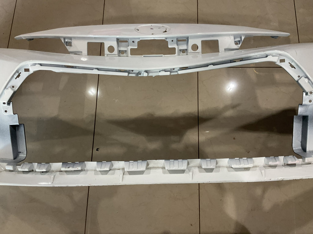 Front Bumper Cover White 2020-2023 Toyota Corolla CAPA