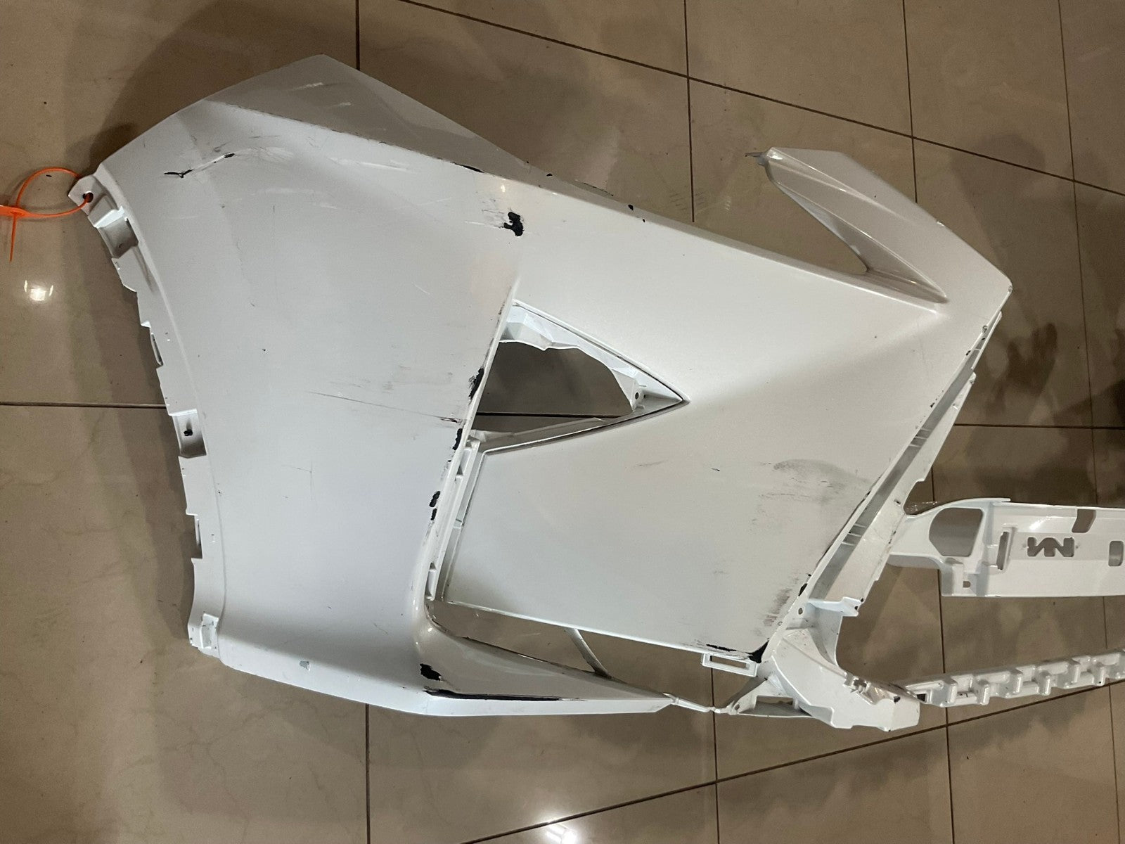 Front Bumper Cover White Lexus RX350 RX450H Base 2016-2018 52119+0E270 OEM