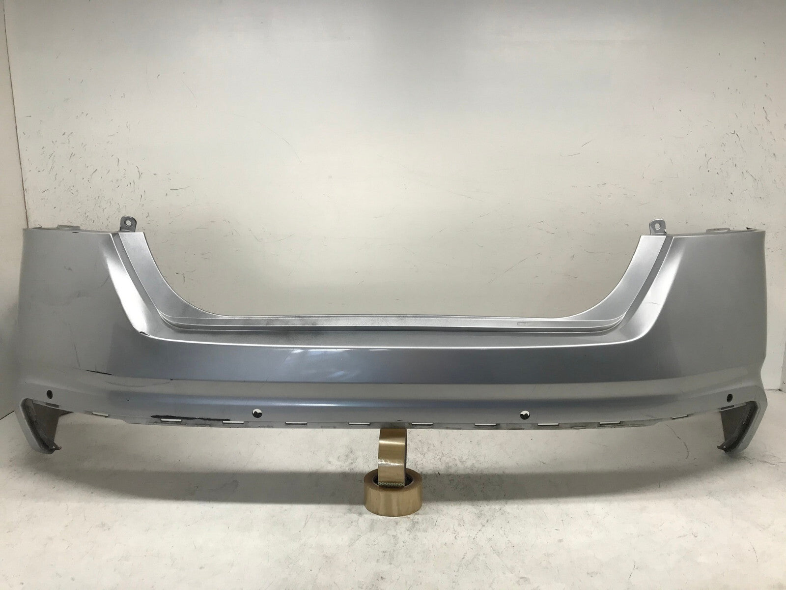 Rear Bumper Cover Nissan Altima S SV SL SR VC Turbo w/Sns Holes Silver 19 20 OEM
