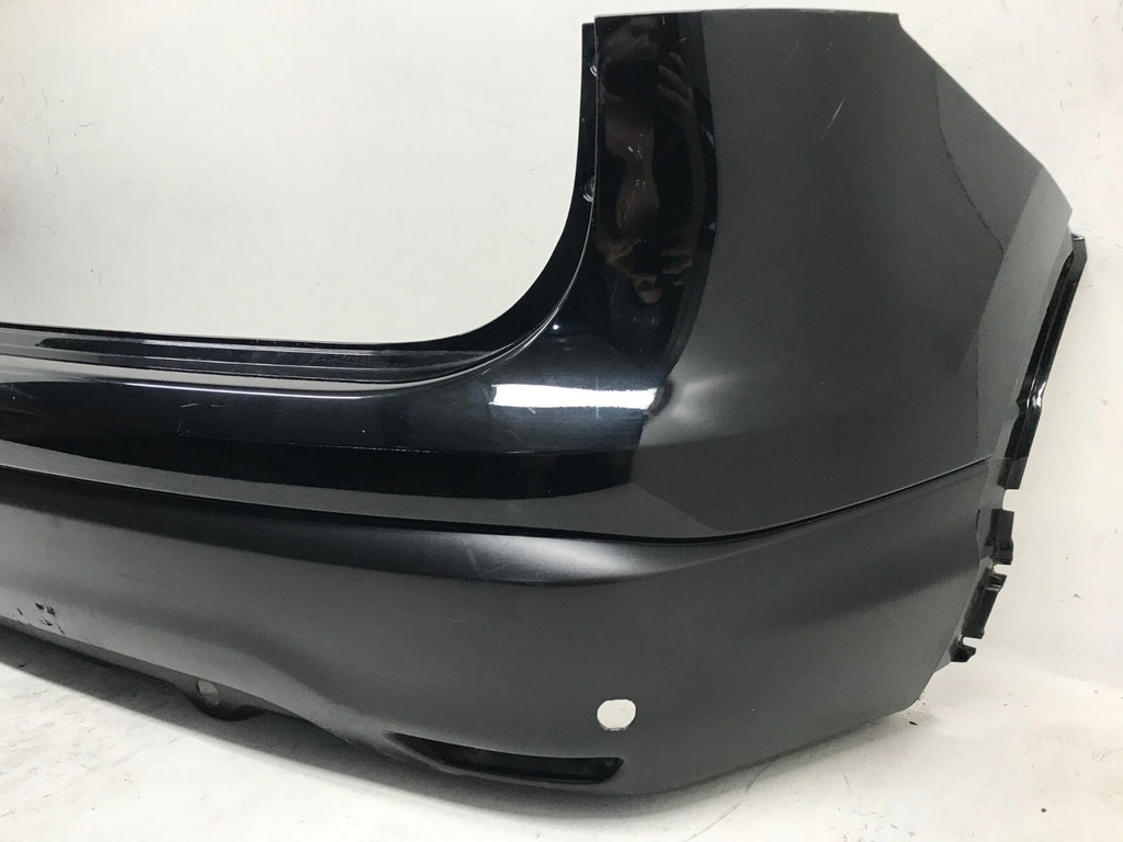 Rear Bumper Cover Nissan Rogue Sport S SL SV w/Sensor Holes Black 2017 2018 OEM