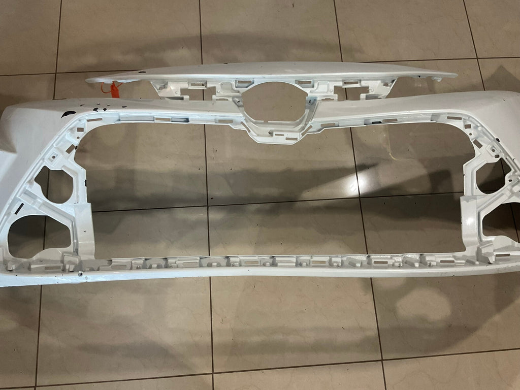 Front Bumper Cover White Toyota Corolla 2020 2021 2022 CAPA