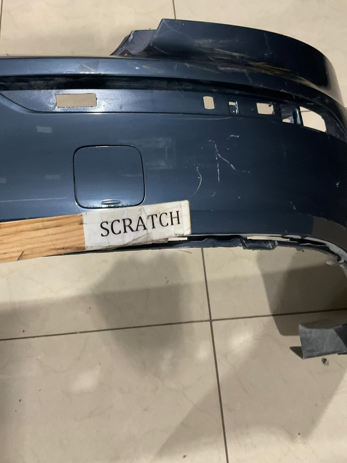 Rear Bumper Cover Blue 19-20 Volvo S60 CAPA