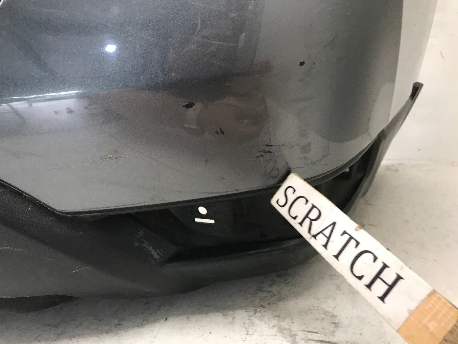 Rear Bumper Cover Gray Nissan Rogue S SL SV Hybrid 17 18 85022-6FL0H OEM