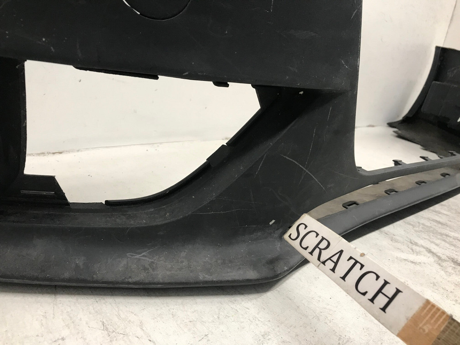 Front Bumper Cover Black 2013-2016 Audi A4 8K0807437 OEM