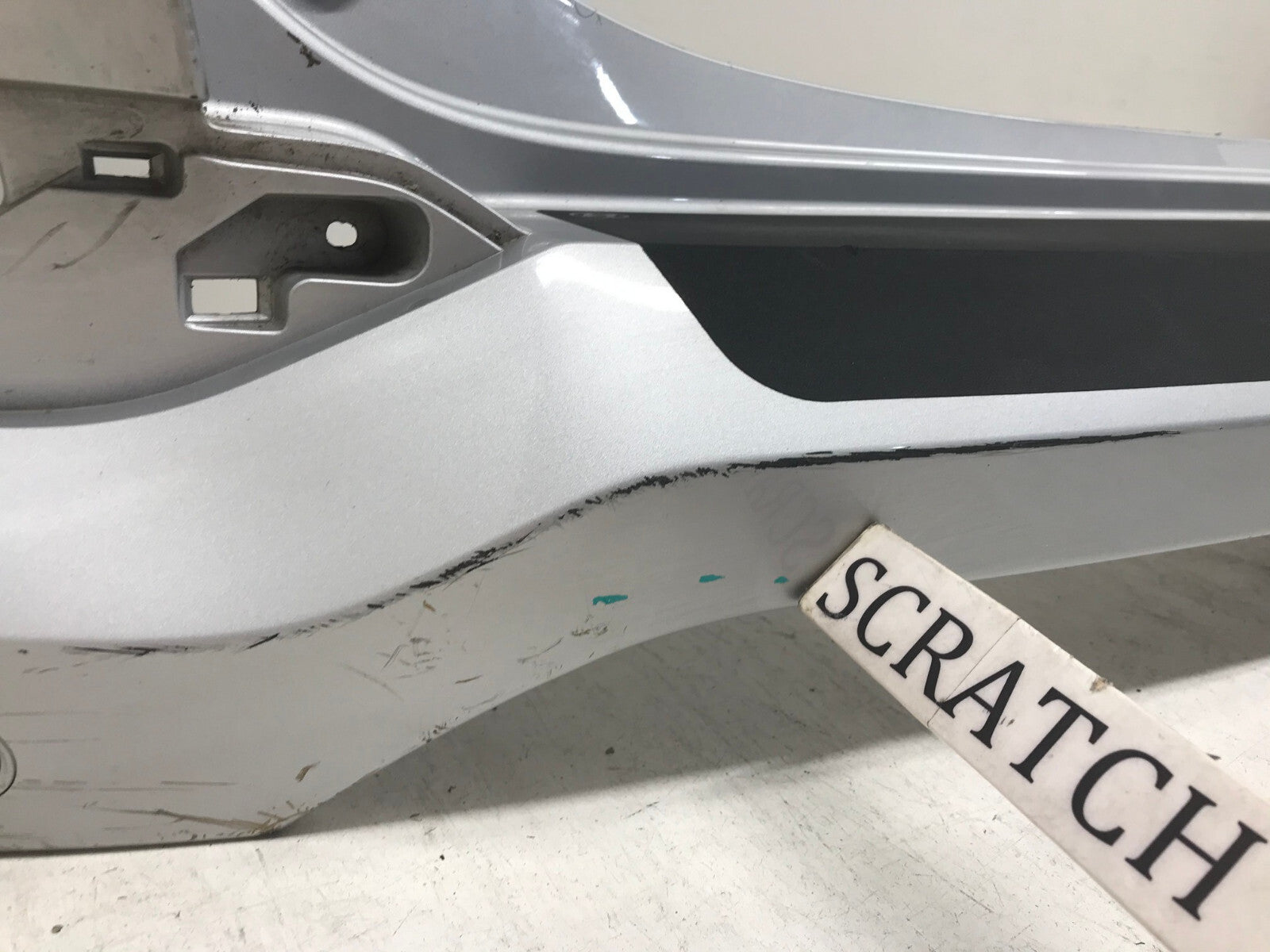 Rear Bumper Cover Hyundai Tucson SE/ECO/Sport/Lted w/Sens Hol Silver 16-2018 OEM