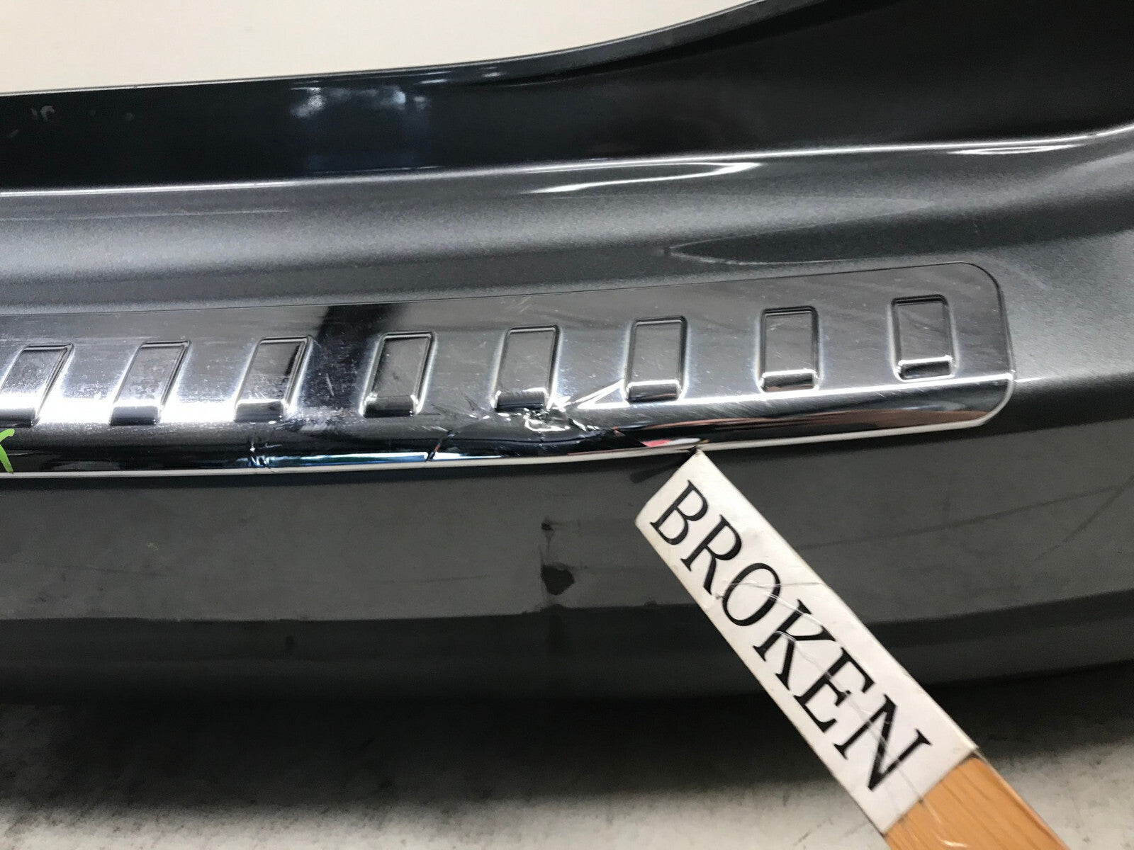 Rear Bumper Cover Gray 2014-2016 Nissan Rogue S/SL/SV 85022-9TA0H OEM