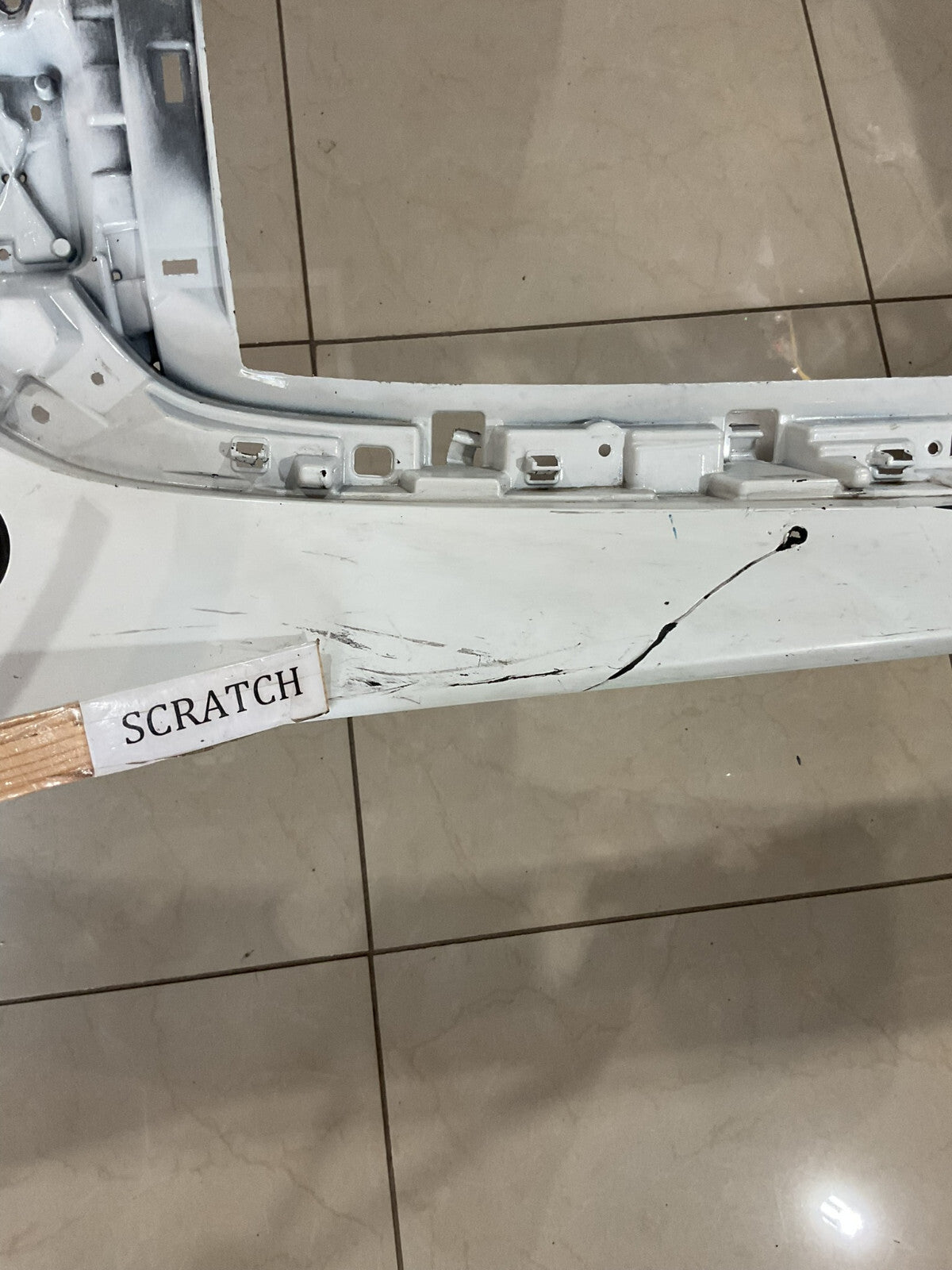 Front Bumper Cover White 2022-2023 Mazda CX-5 CX5 KSD4-50031 OEM
