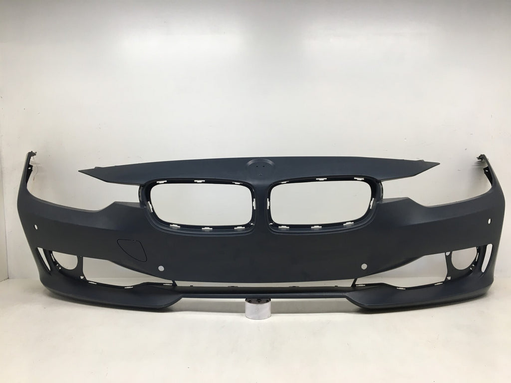 Front Bumper Cover BMW 3 Series w/o Trim Lines w/o Sen w/Wash Never Paintd 12 15