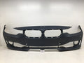 Front Bumper Cover BMW 3 Series w/o Trim Lines w/o Sen w/Wash Never Paintd 12 15