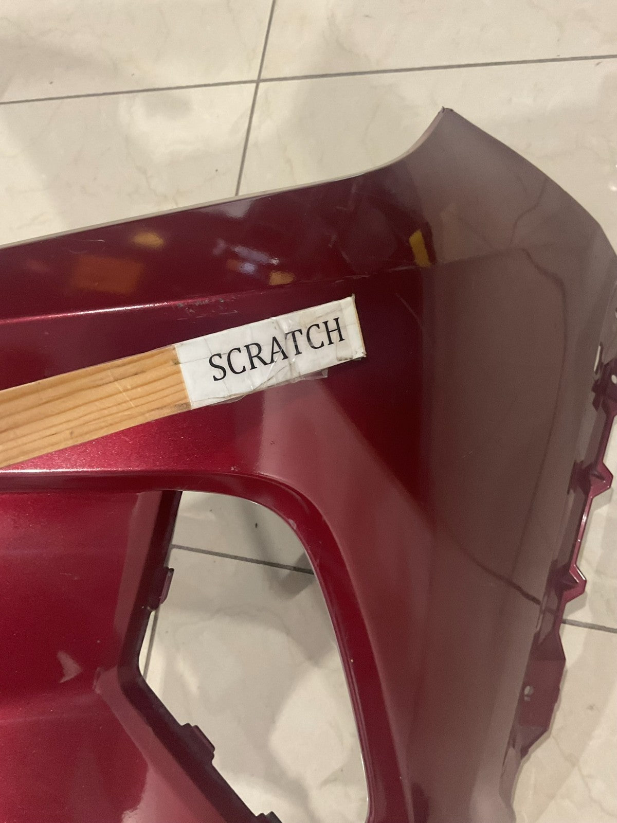 Front Bumper Cover Red 2022-2023 Toyota RAV4 52119+42b20 OEM