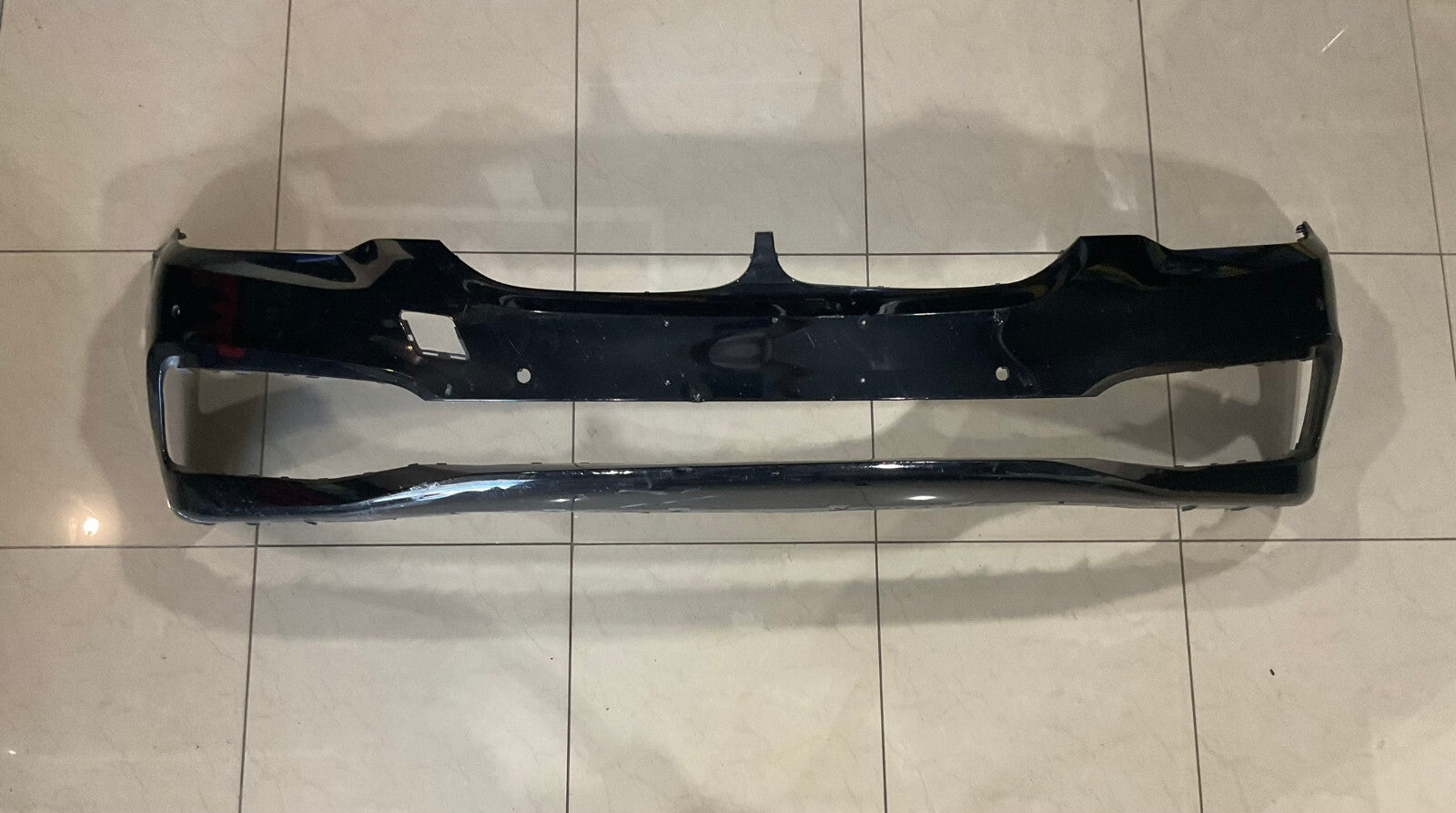 Front Bumper Cover Black BMW 530 2017 2018 2019 2020 7385336 OEM
