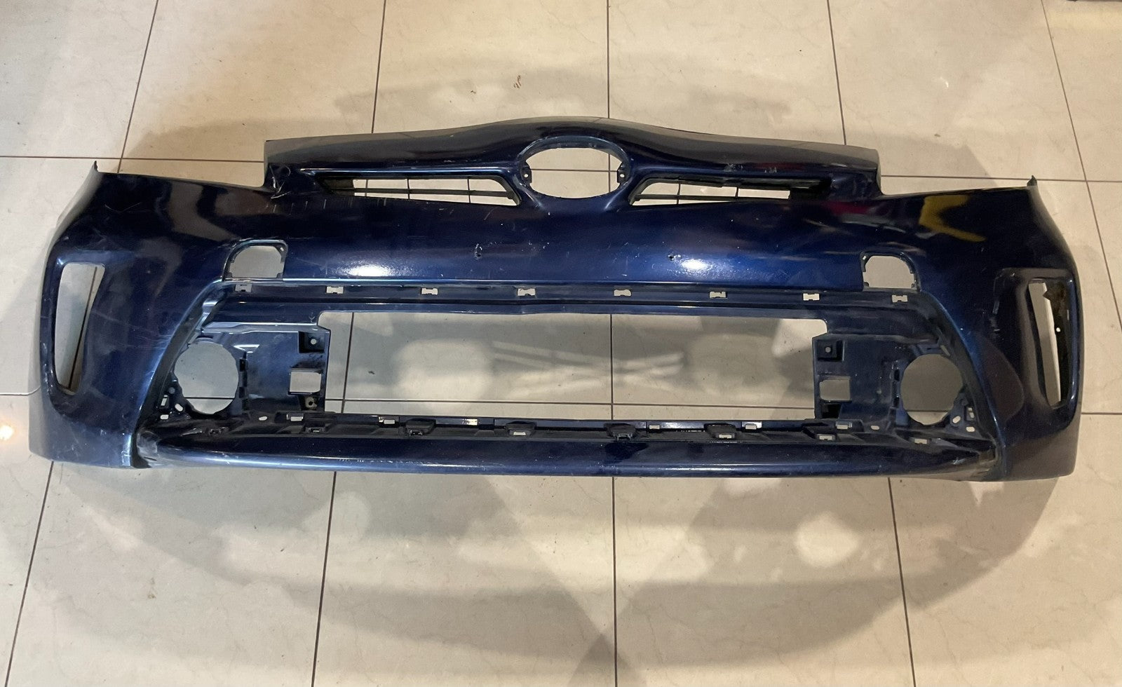 Front Bumper Cover Blue 2019-2021 Toyota Prius CAPA