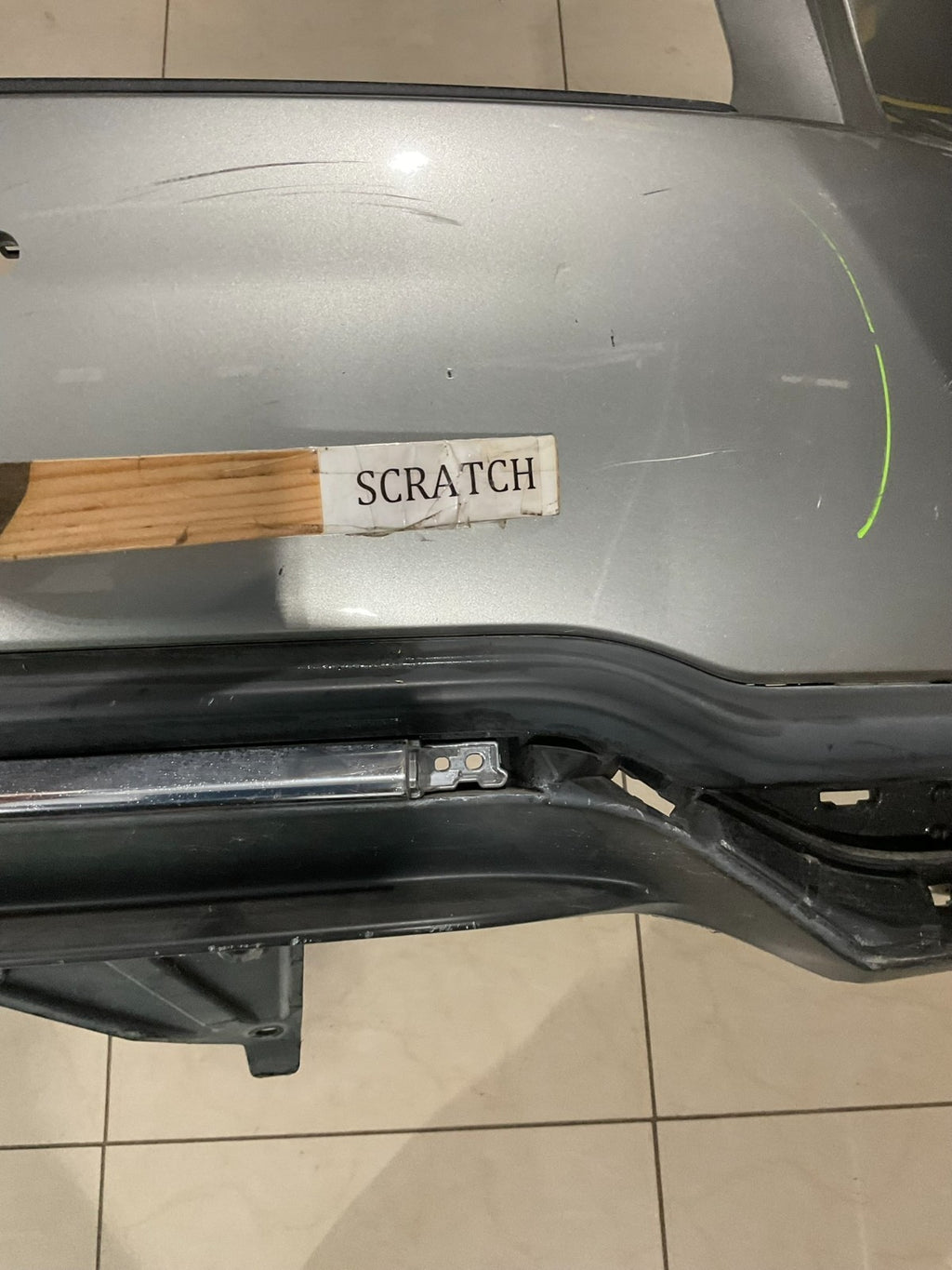 Rear Bumper Cover Silver 2016-2019 Lexus RX350 RX450H 52159+48310 OEM