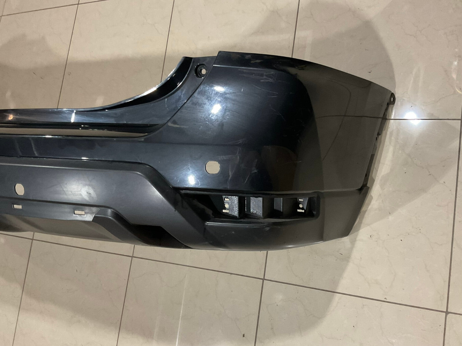 Rear Bumper Cover Black Nissan Rogue S SL SV Hybrid 17 18 85022-6FR0H OEM