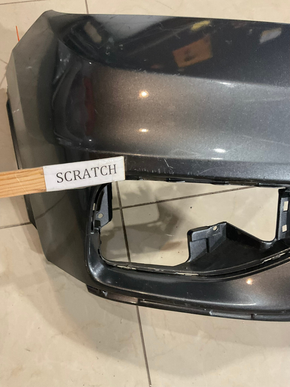Front Bumper Cover Grey 2015 2016 Honda CR V CRV CAPA