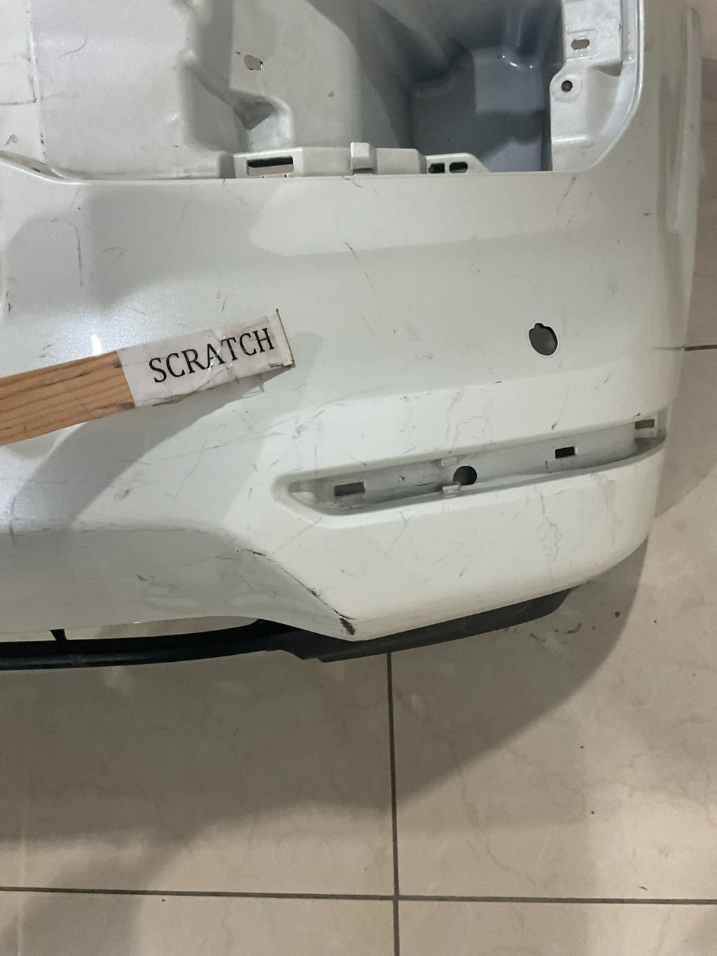 Front Bumper Cover White 2014 2023 Toyota 4Runner 52119+35140 OEM
