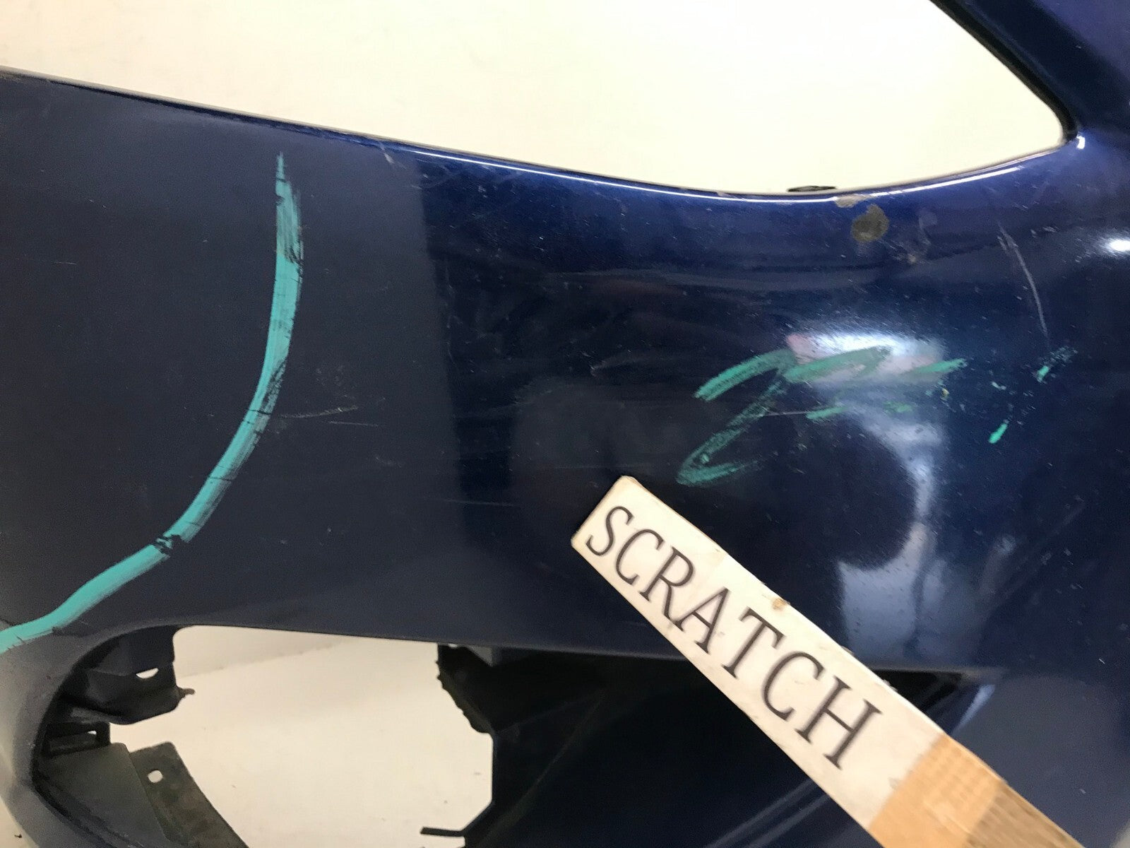 Front Bumper Cover Blue Nissan Versa 2015-2018 62022-9KM0H OEM